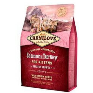 Brit Carnilove Cat Grain Free Kittens - Salmon & Turkey.